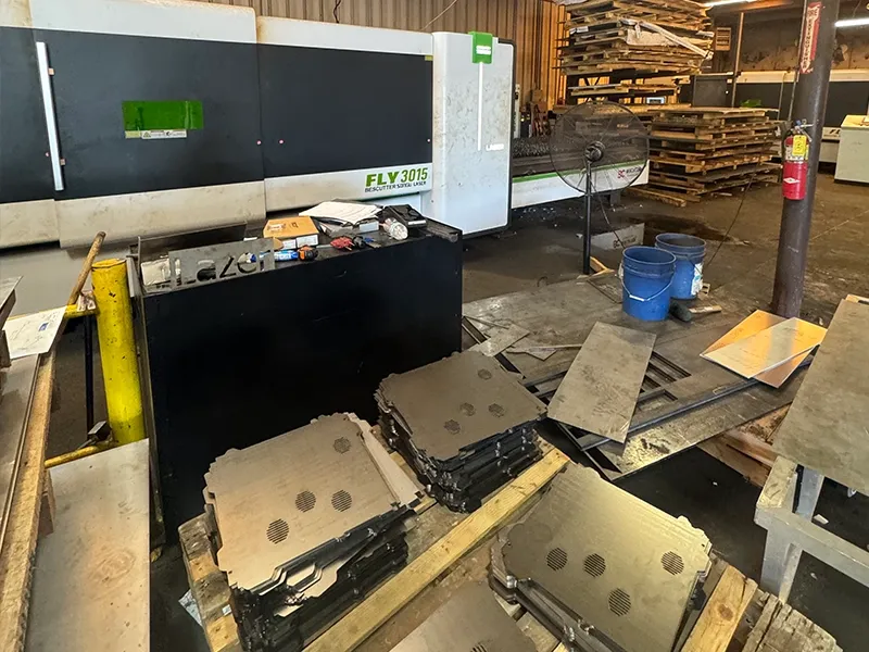 Manufacturing equipment fabricated by Edwards Equipment in Birmingham, Alabama