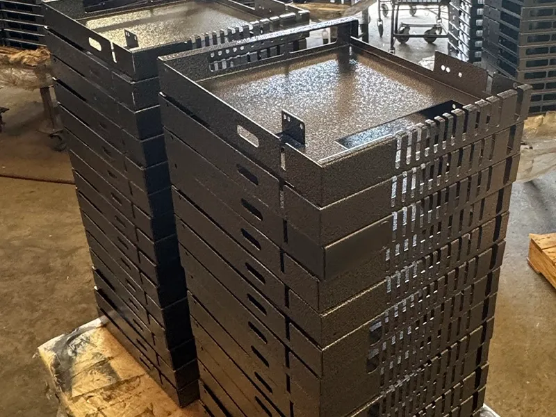 Telecommunications equipment fabricated by Edwards Equipment in Birmingham, Alabama
